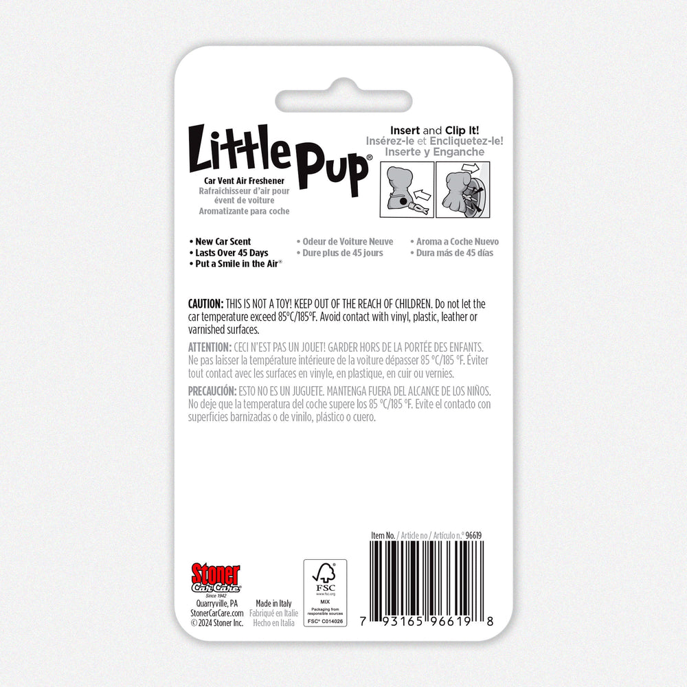 
                  
                    Little Pup Car Air Freshener (New Car)
                  
                