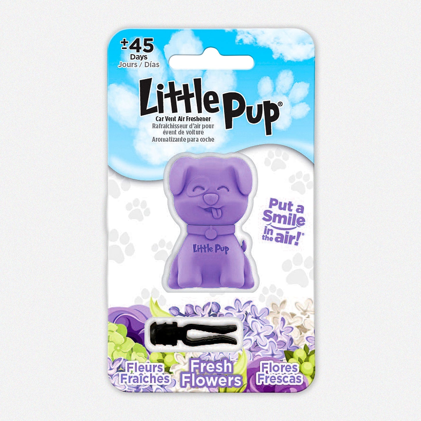 
                  
                    Little Pup Car Air Freshener (Fresh Flowers)
                  
                