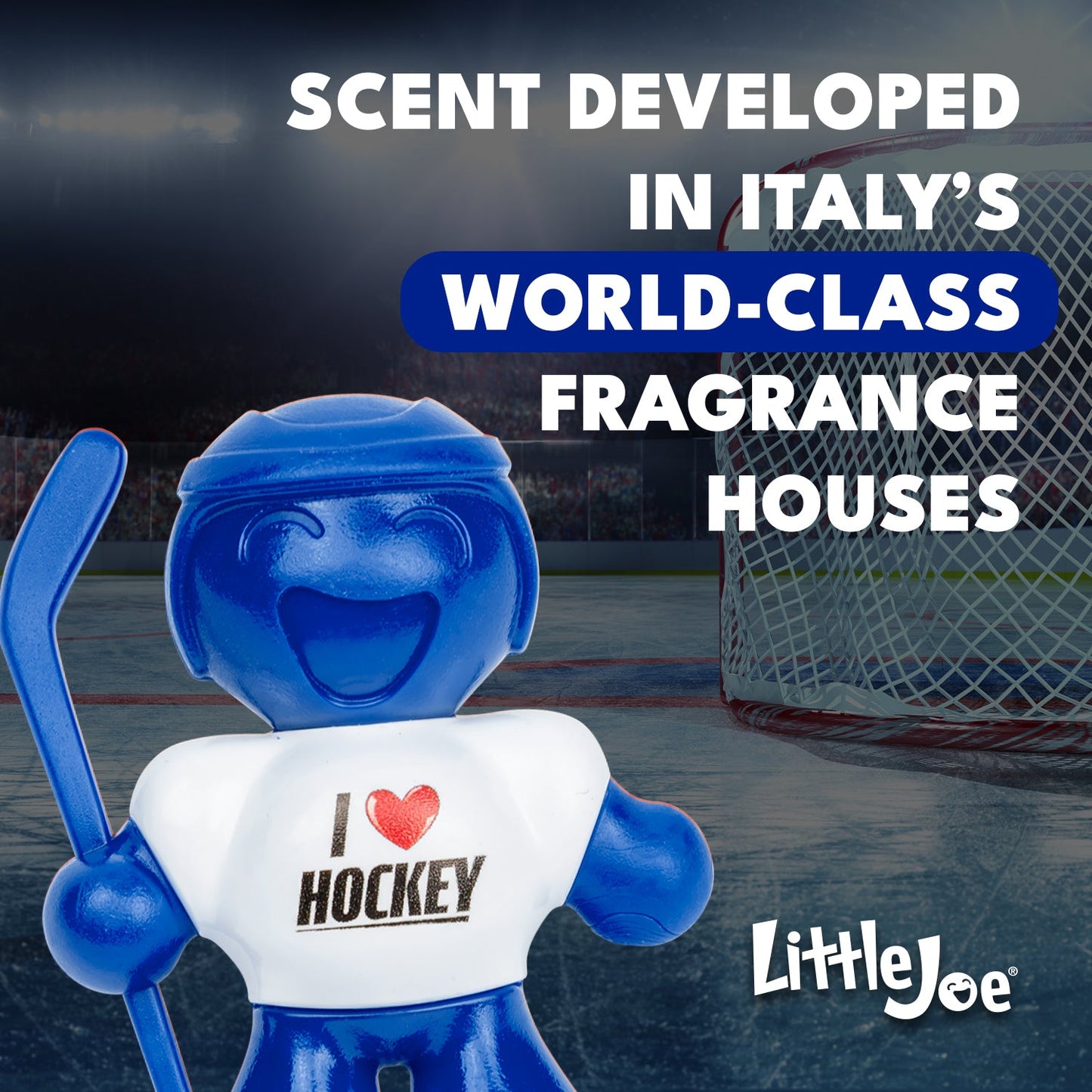 
                  
                    Little Joe Air Freshener - I Love Hockey (New Car)
                  
                